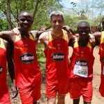 My Tanzanian team-mates for Kilimanjaro half-marathon 2013